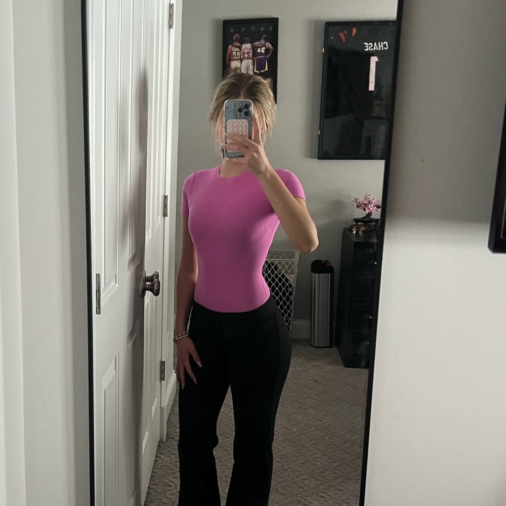 SKIMS Pink Bodysuit